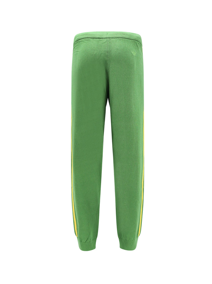 Cotton trouser with embroidered logo