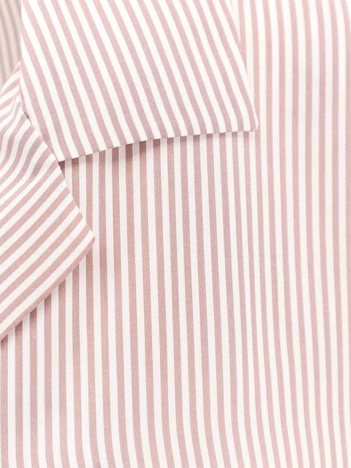 Striped silk shirt