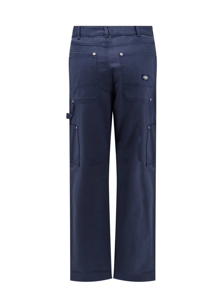 Cotton trousers with used effect