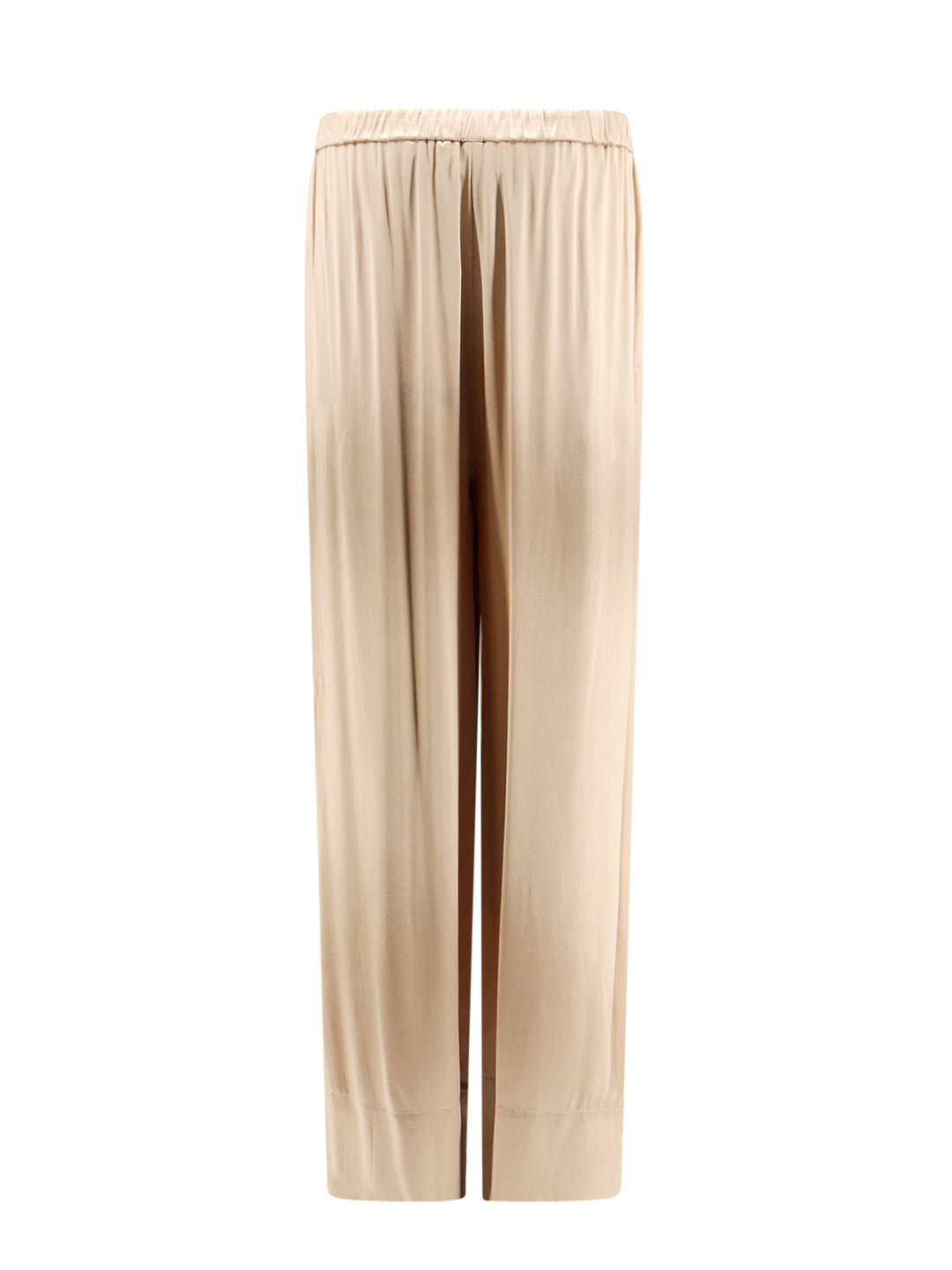 Wide satin trouser