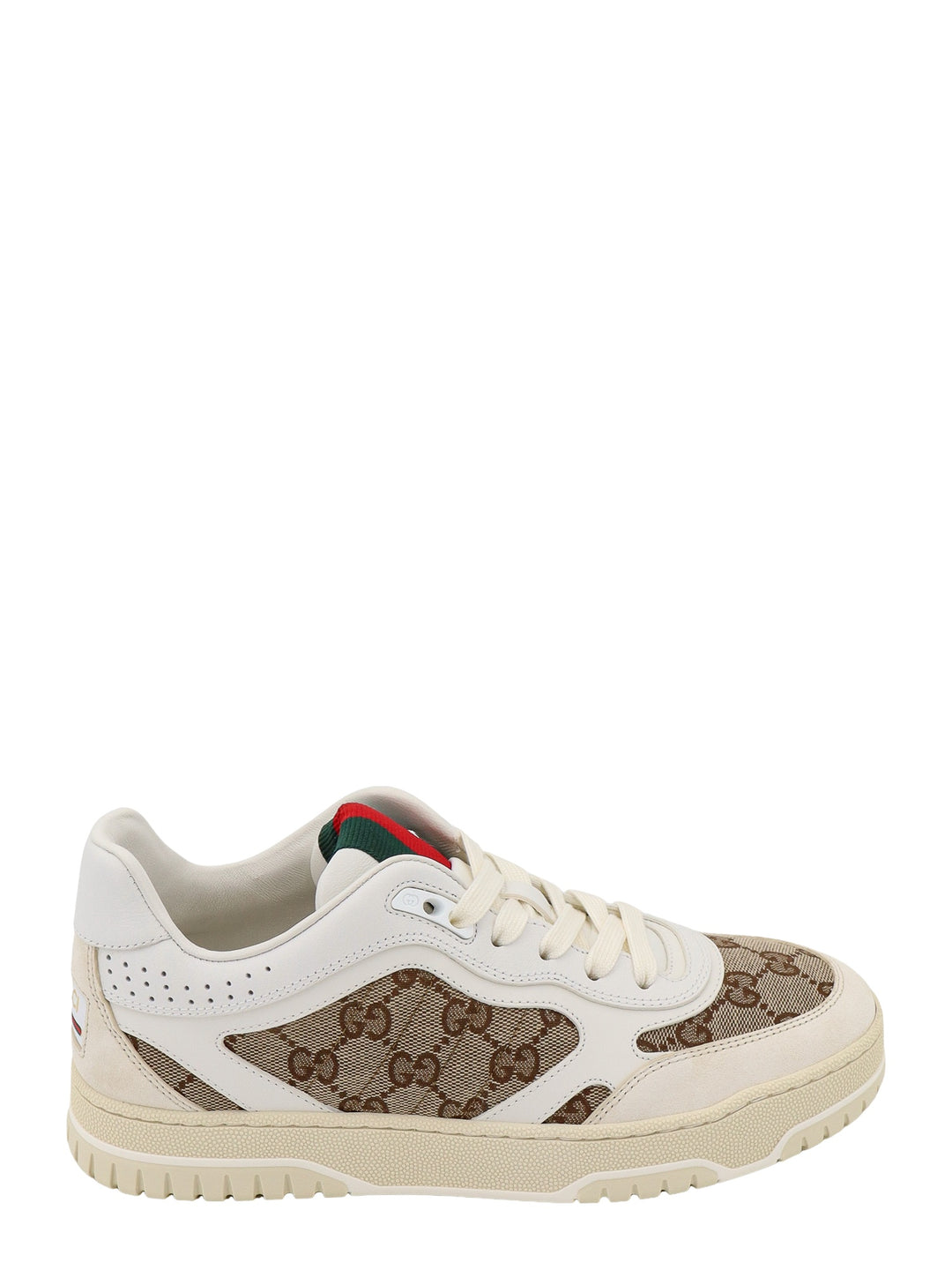 GG Supreme Fabric and leather sneakers