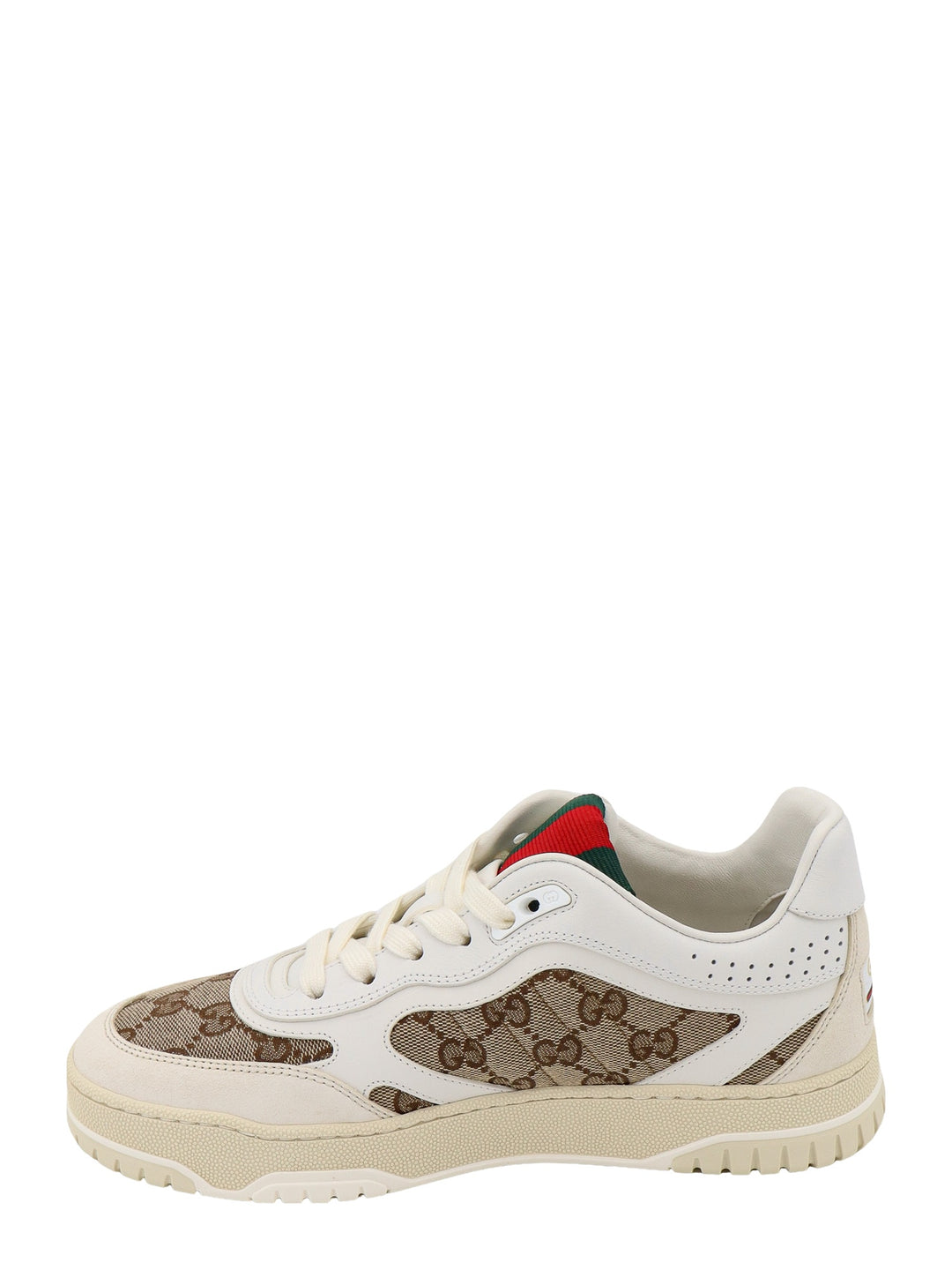 GG Supreme Fabric and leather sneakers