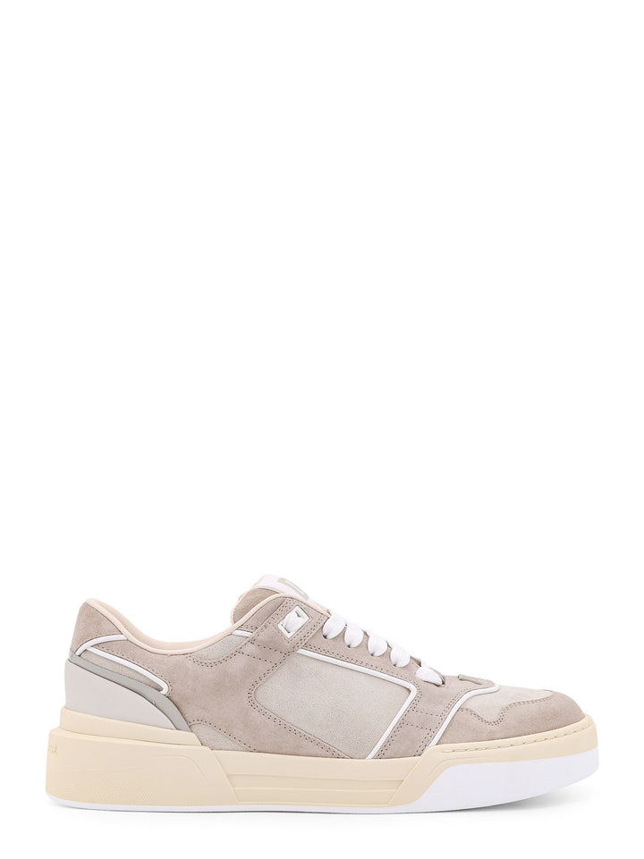 New Roma suede sneakers with leather details