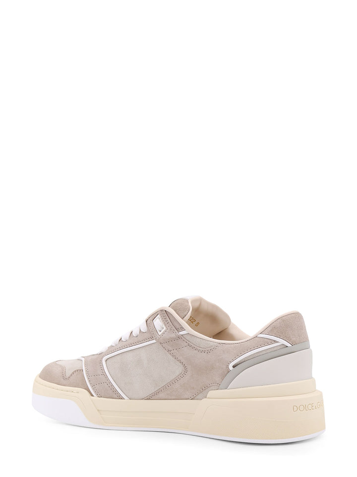 New Roma suede sneakers with leather details