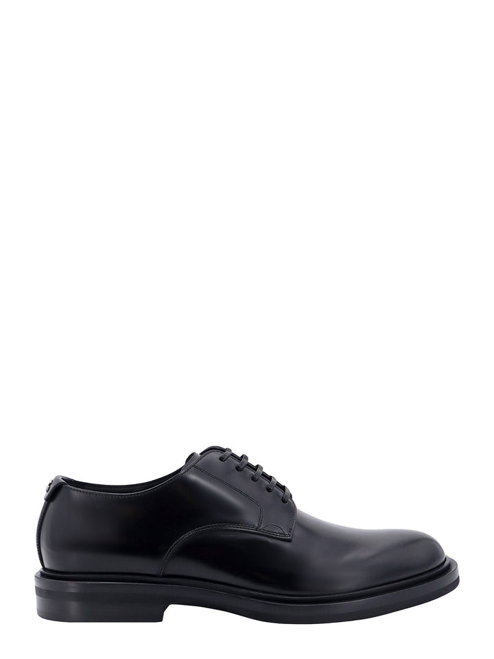 Derby leather shoe