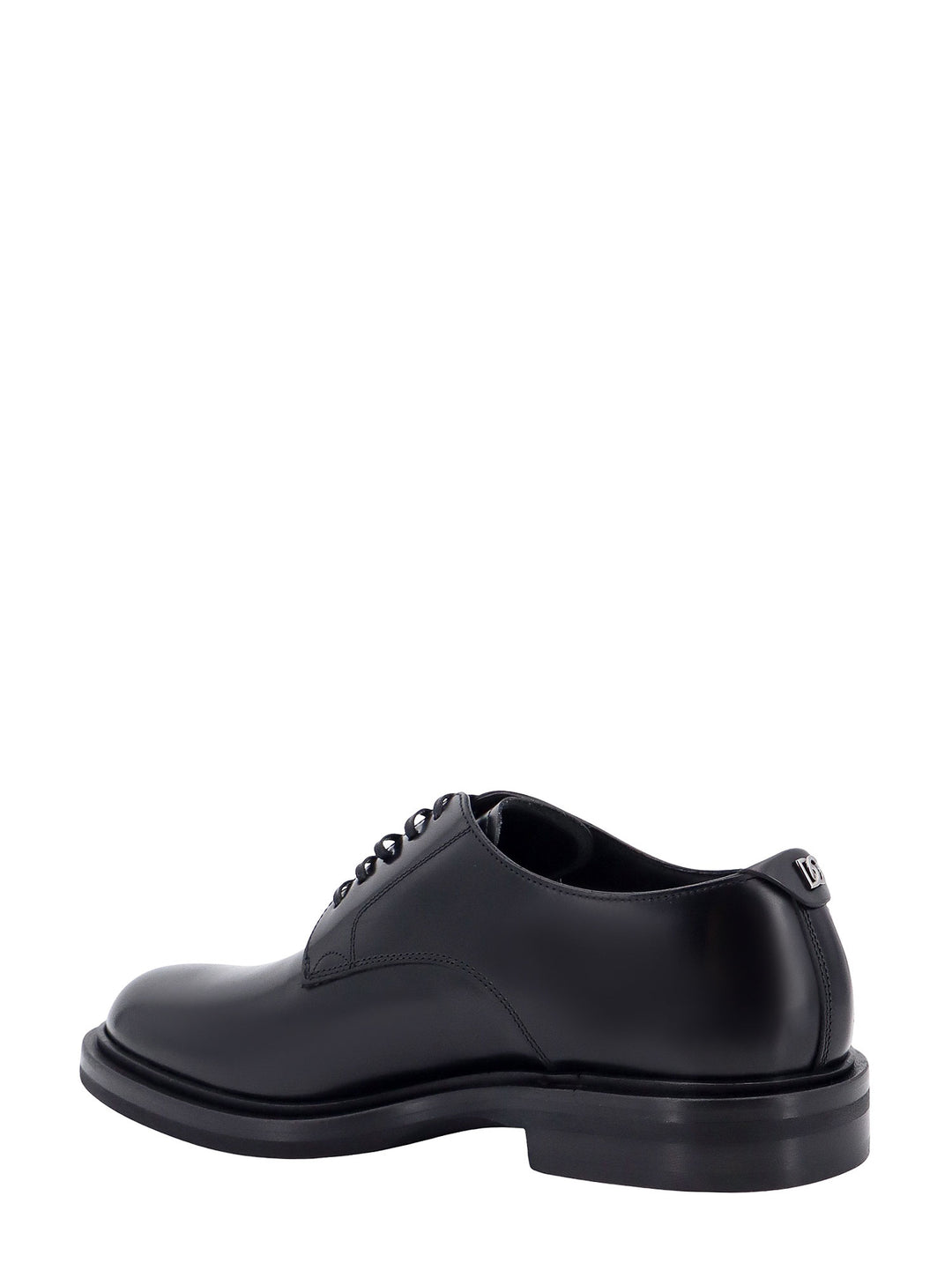 Derby leather shoe