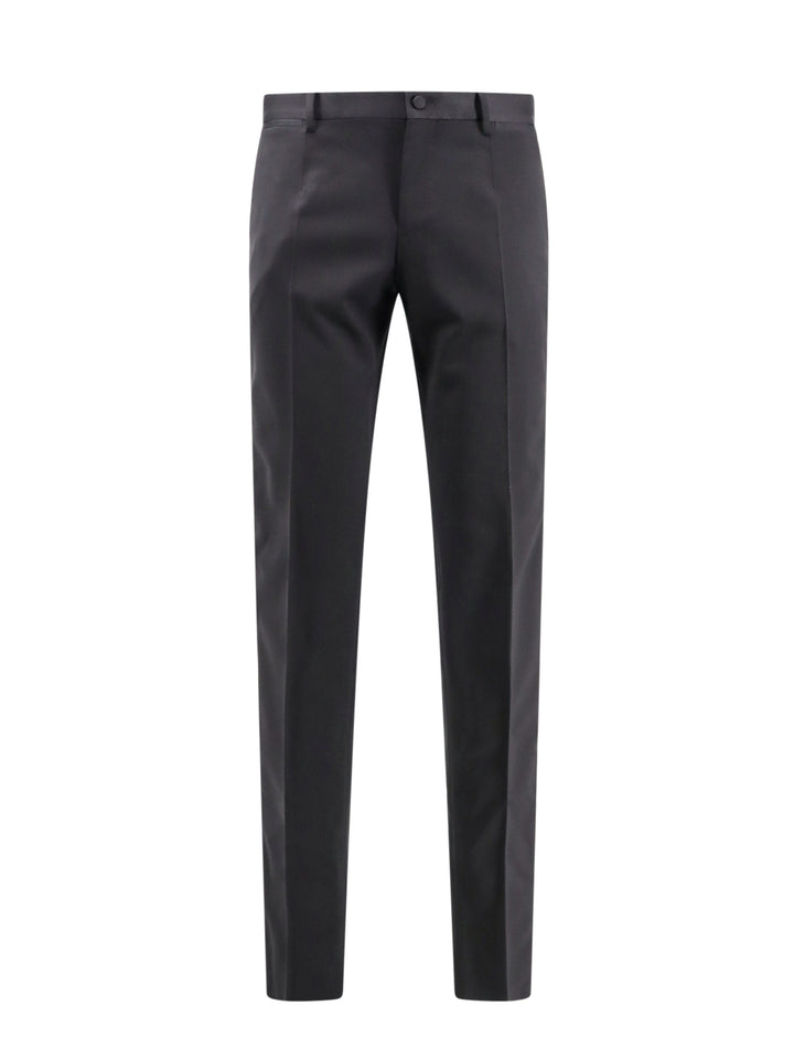 Virgin wool and silk Tuxedo trouser