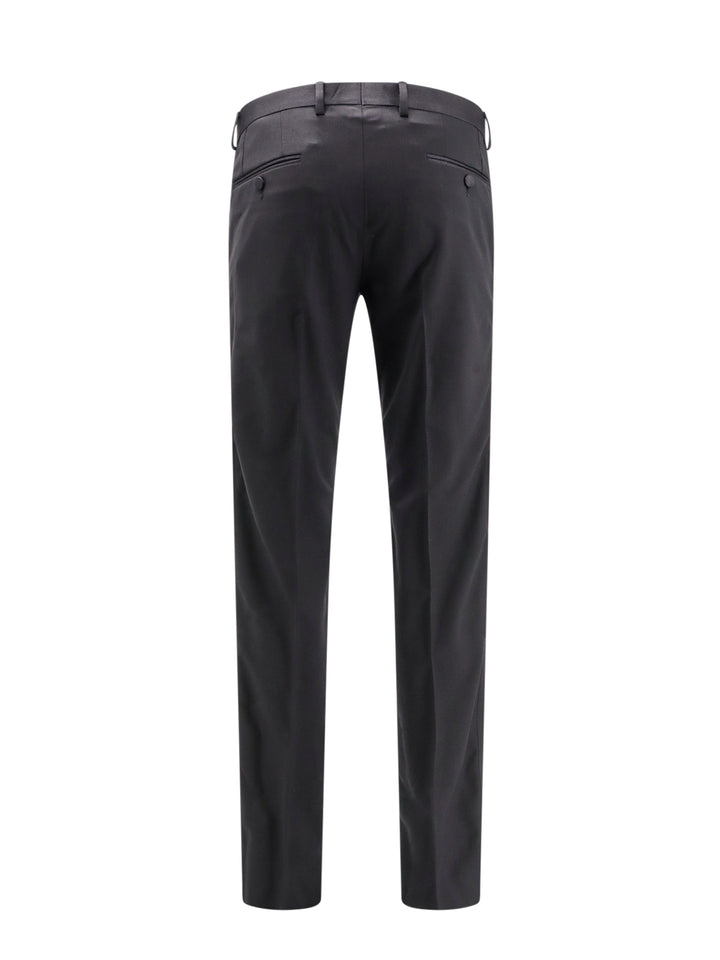 Virgin wool and silk Tuxedo trouser