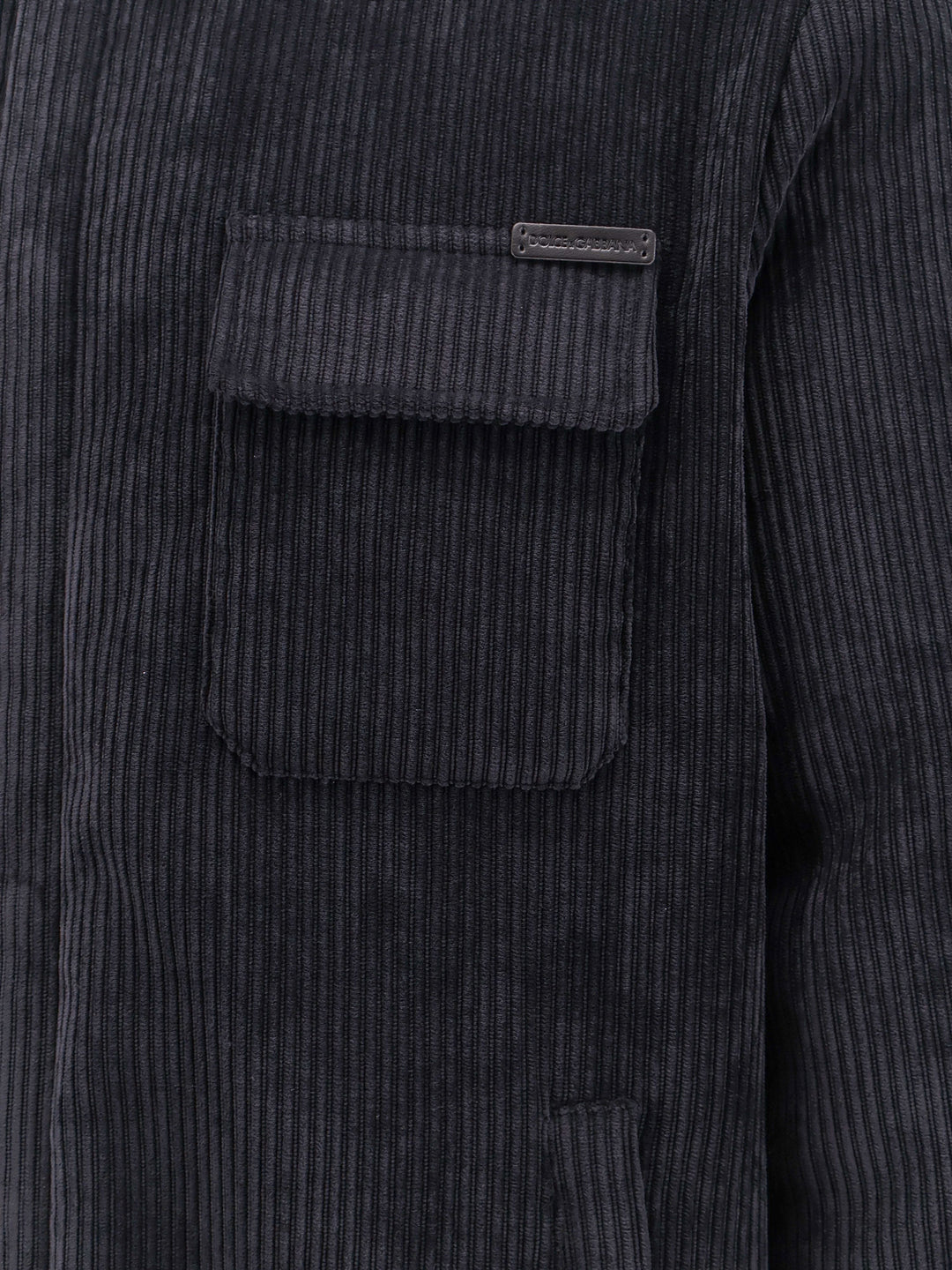 Corduroy padded shirt