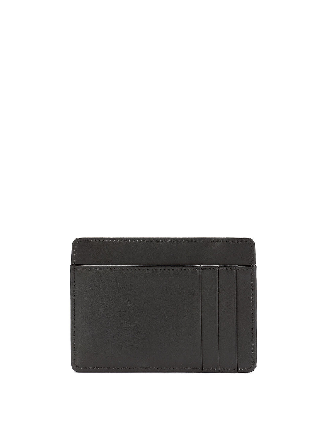 Leather card holder with Logo detail