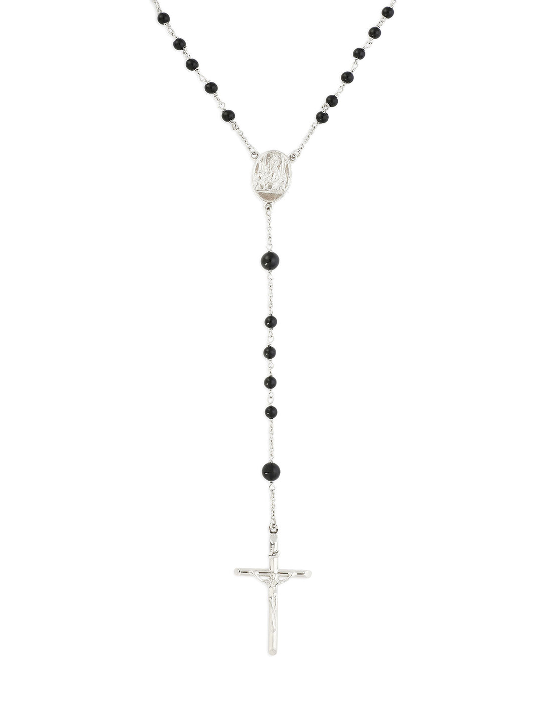 Brass Rosary with natural stones