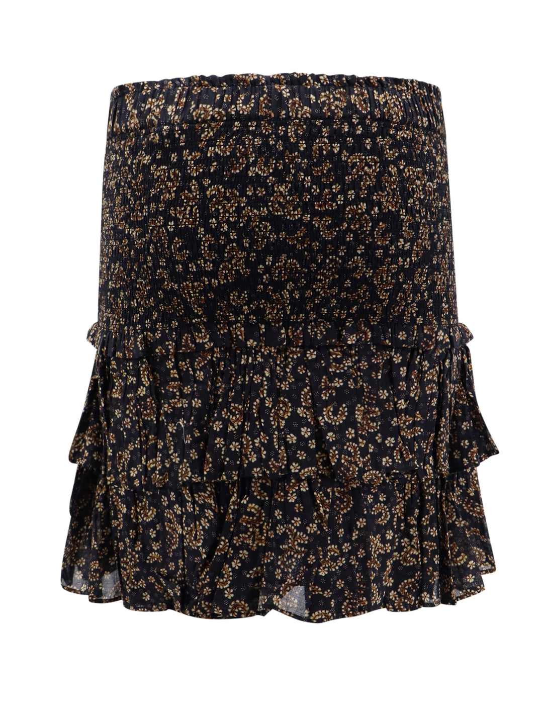 Biologic cotton skirt with floral print