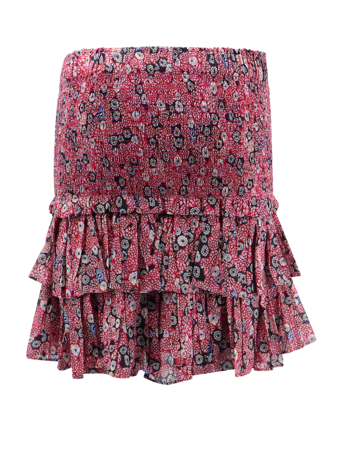 Biologic cotton skirt with floral print