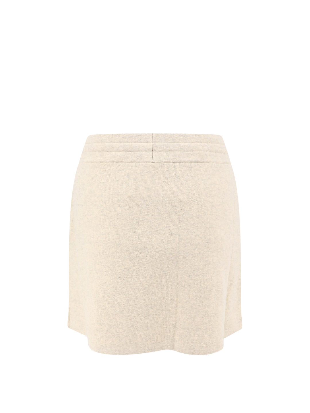 Cotton blend skirt with embroidered logo