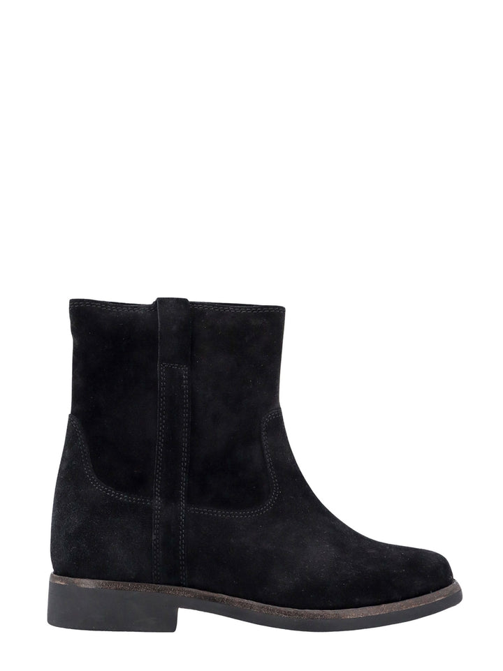 Suede ankle boots