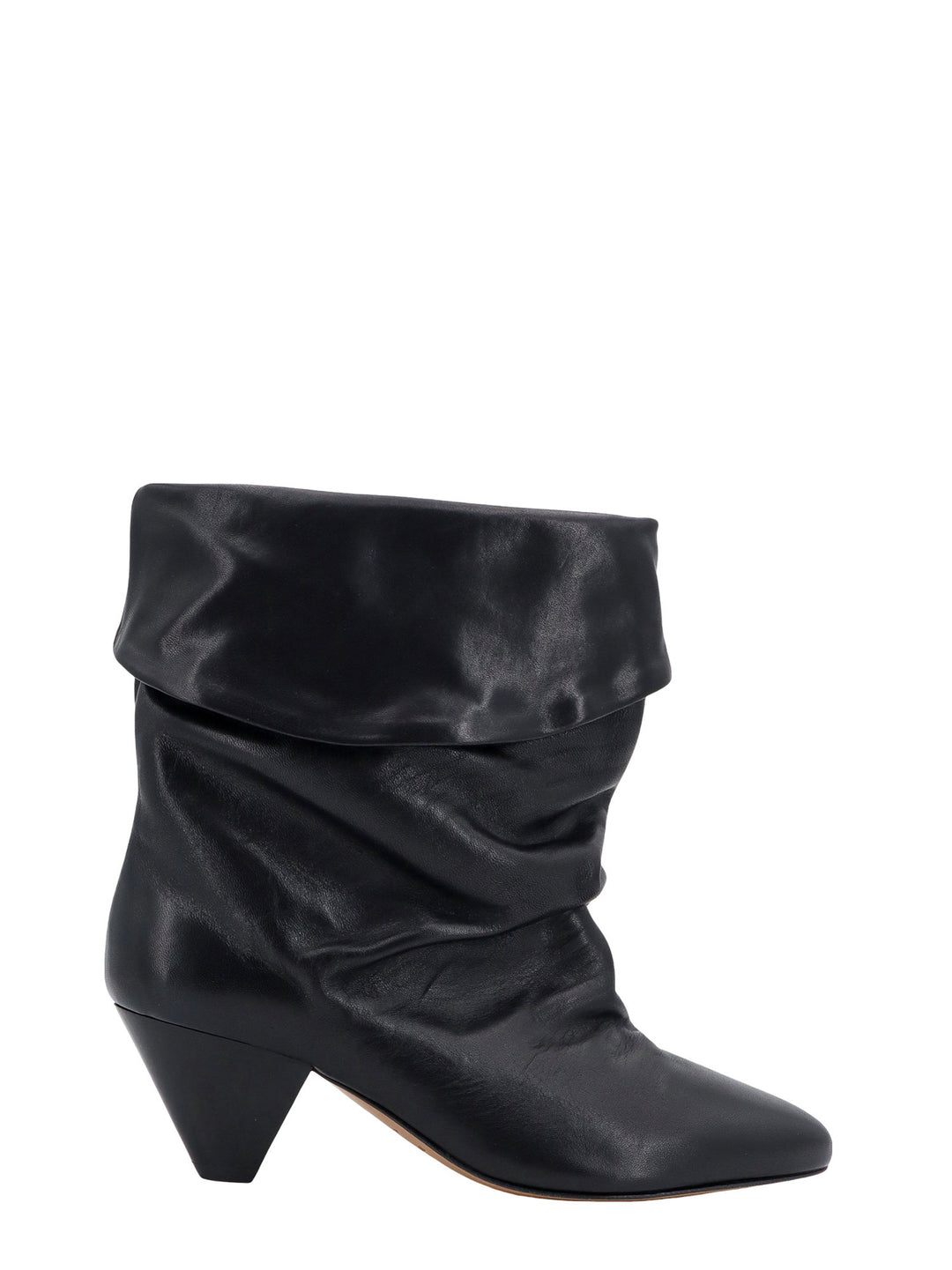 Leather ankle boots