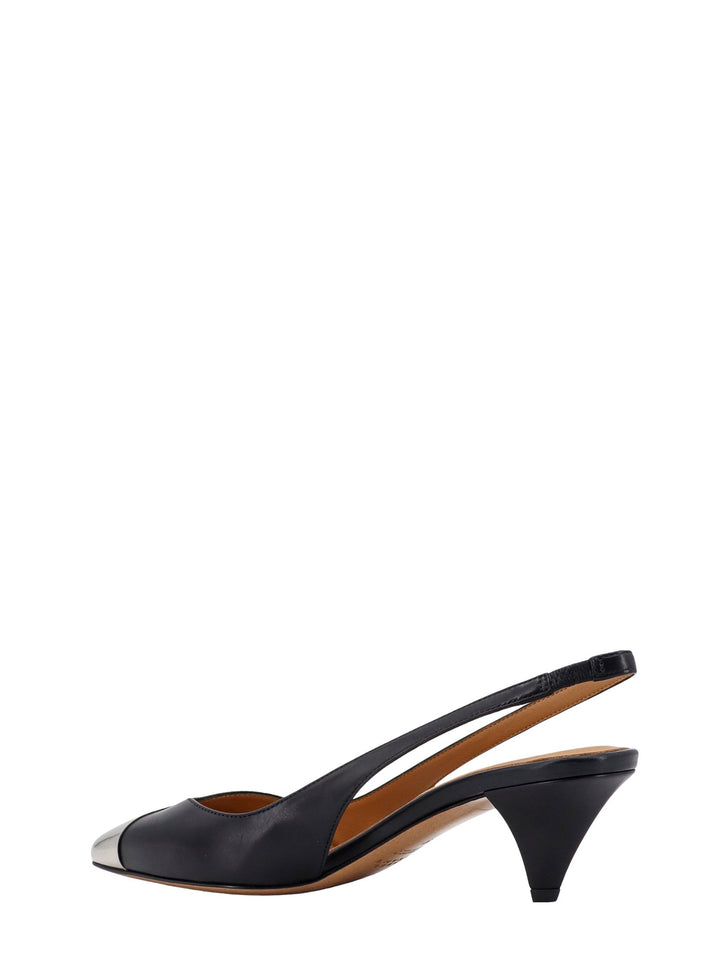 Leather slingback