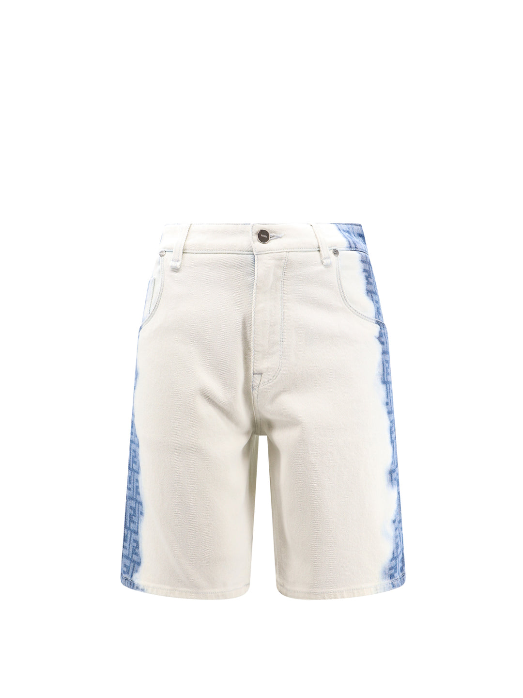 Bleach Shaded Denim Bermuda Shorts