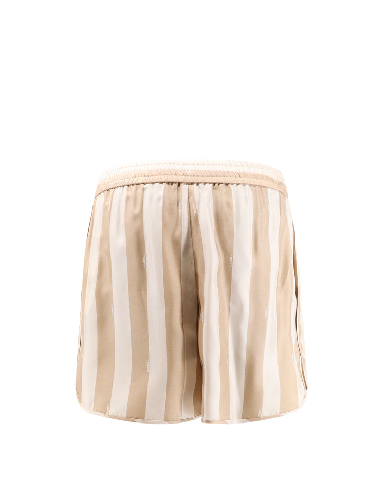 Pequin silk shorts