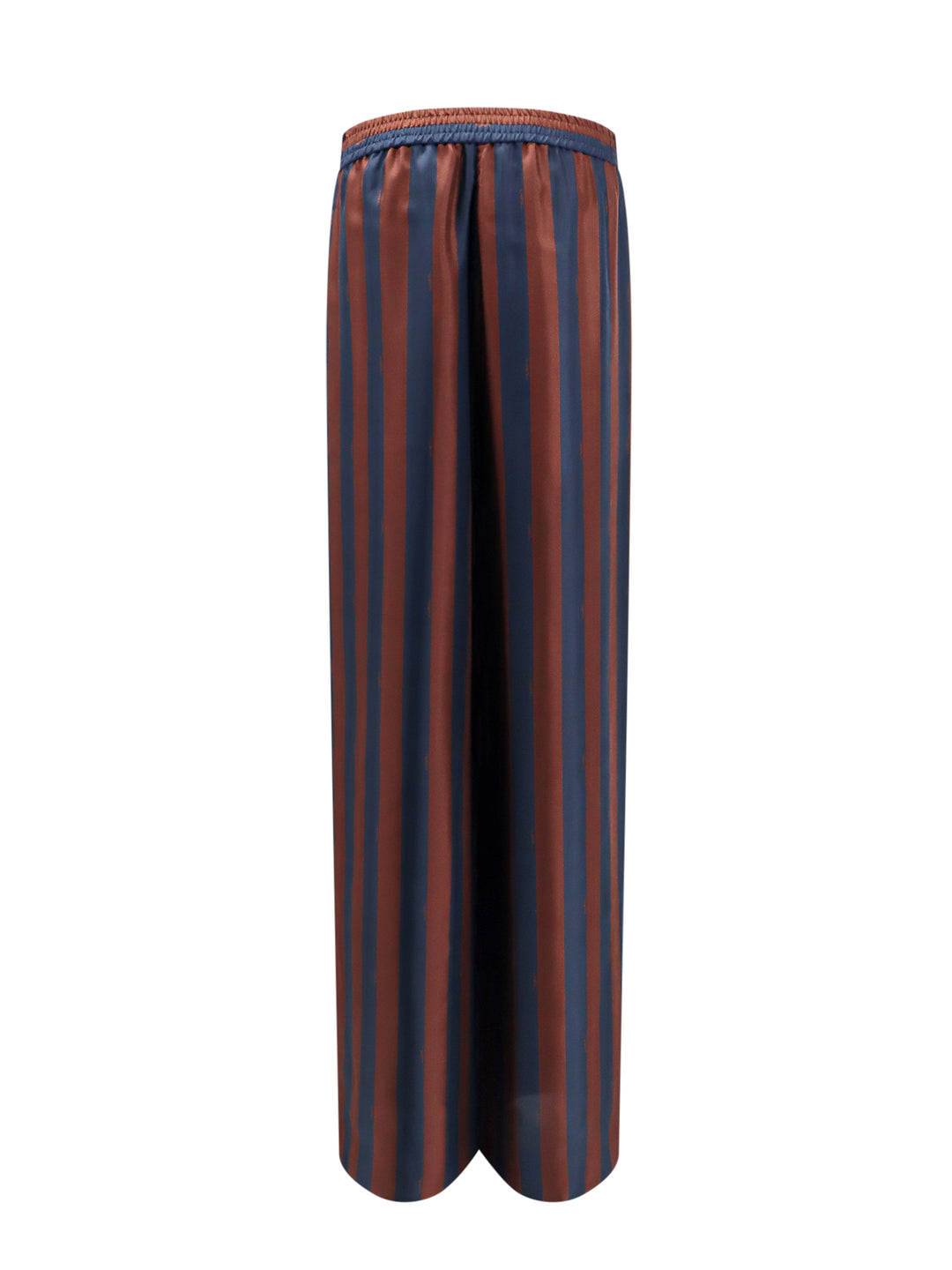 Silk trouser with Pequin stripes