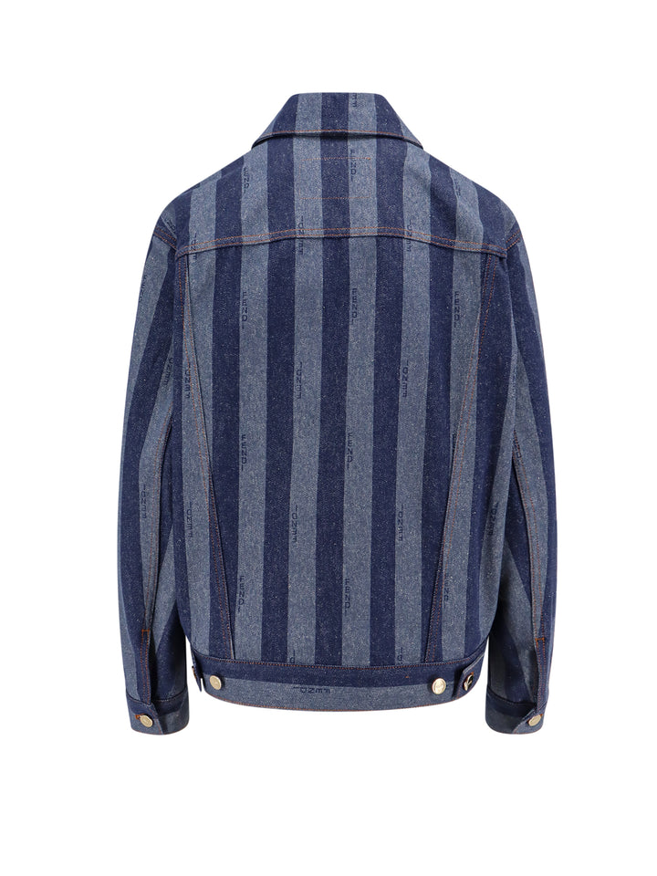 Denim jacket with Pequin stripes