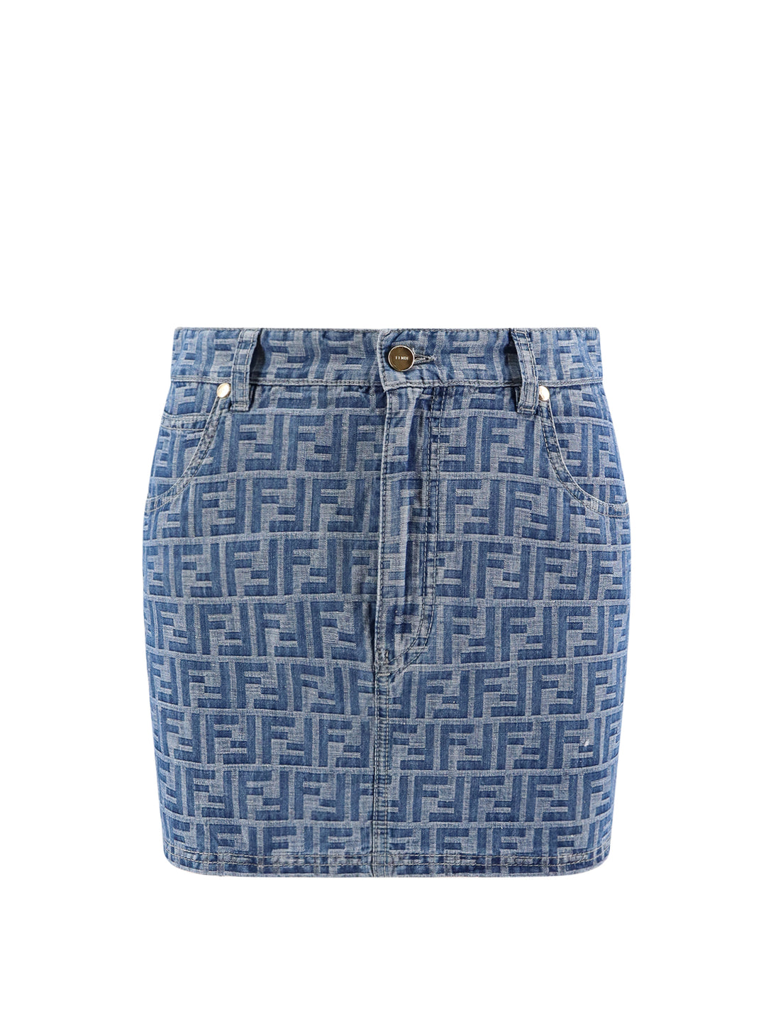 FF Chambray mini skirt