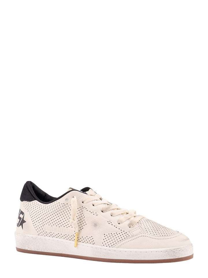 Perforated leather sneakers