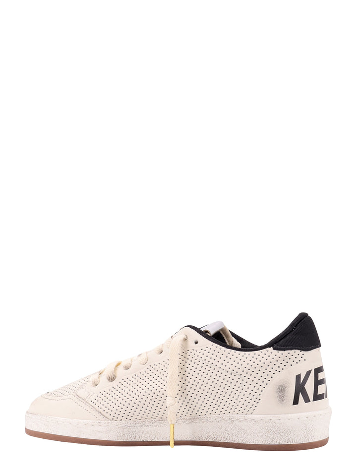 Perforated leather sneakers