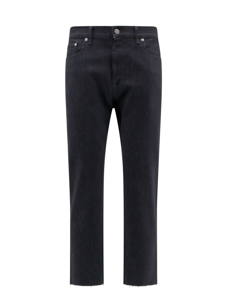 Slim Fit black denim trouser