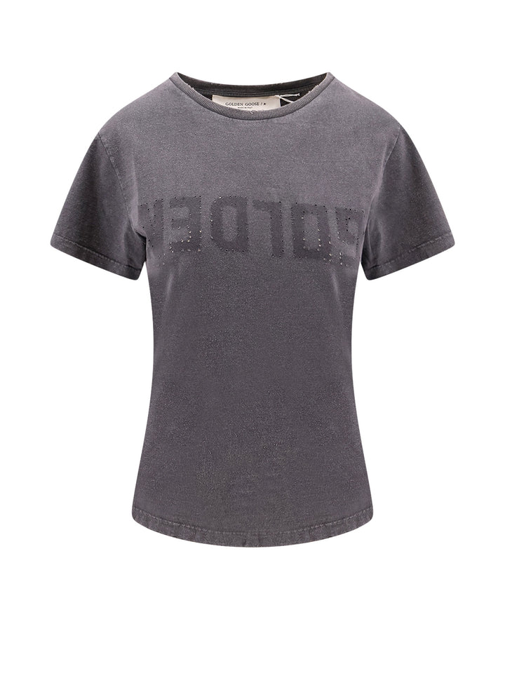 Slim Fit t-shirt with Vintage effect and Stars metal detail