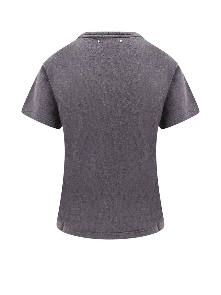 Slim Fit t-shirt with Vintage effect and Stars metal detail