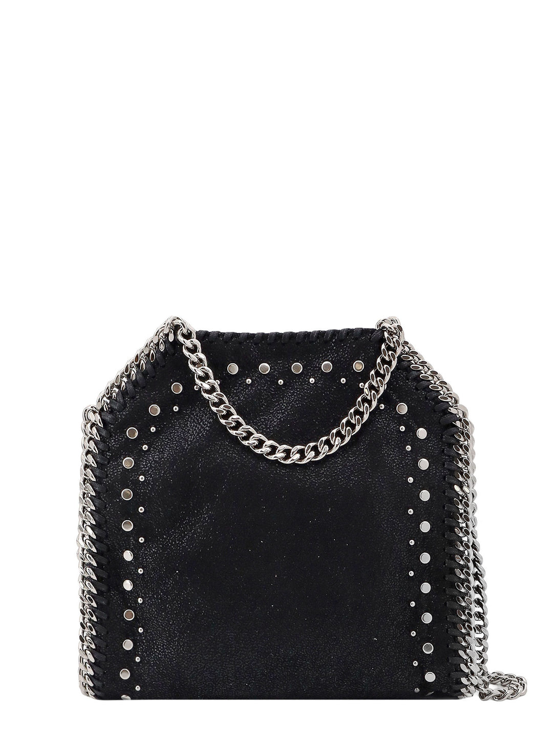 Shaggy deer shoulder bag with studs detail