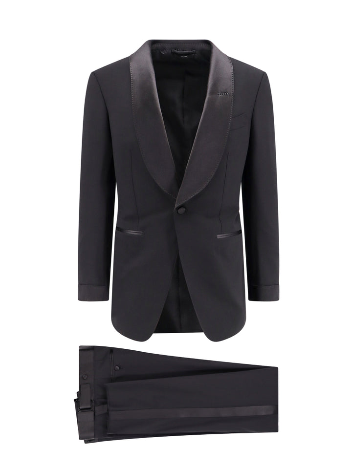 Stretch wool tuxedo