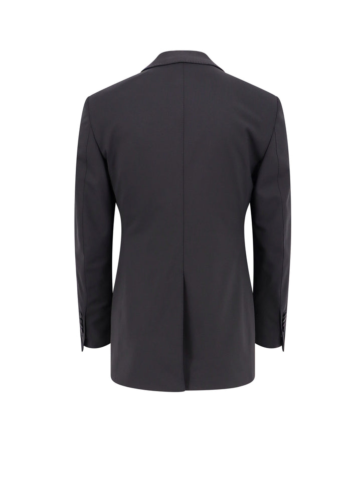 Stretch wool tuxedo