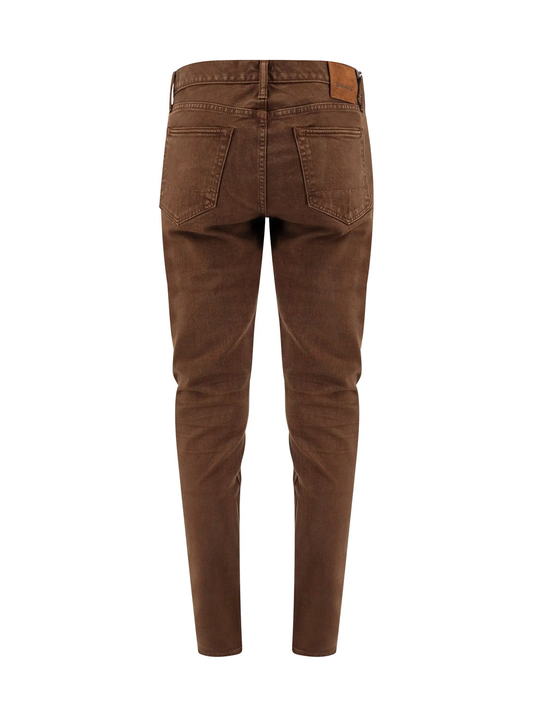 Brown denim trouser