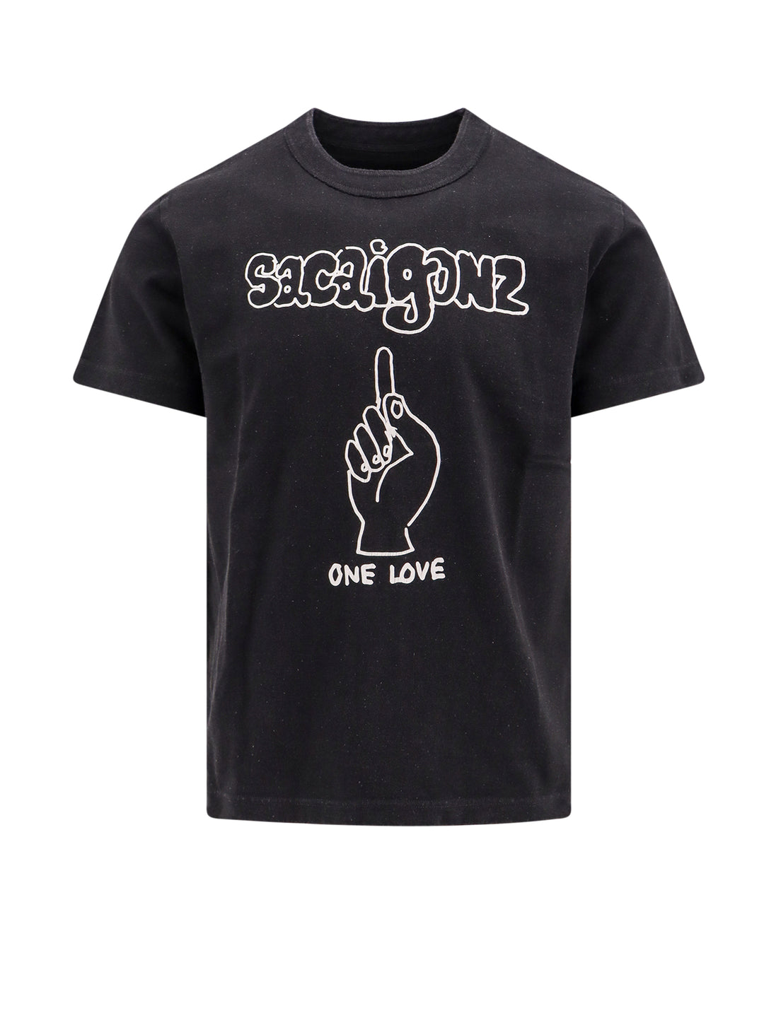 Cotton t-shirt with SacaiGonz print