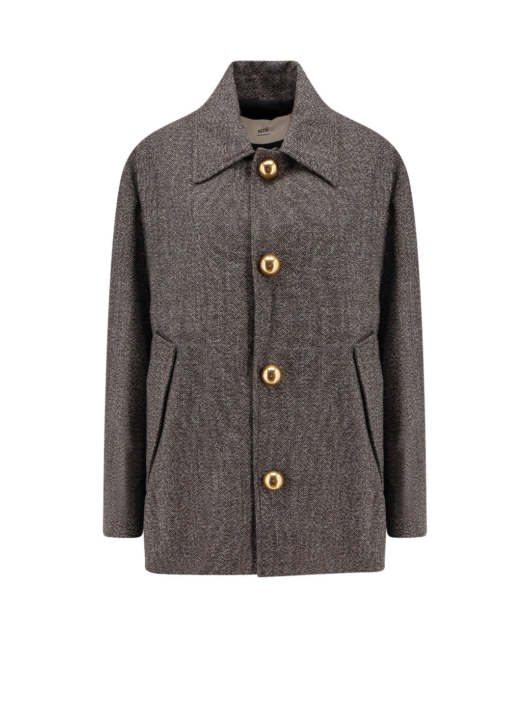 Virgin wool and cotton coat