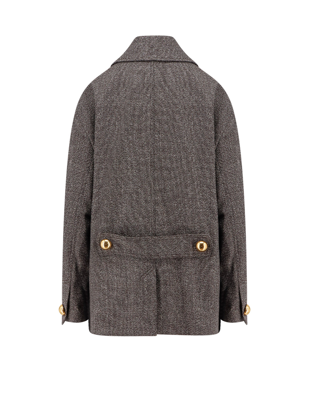 Virgin wool and cotton coat