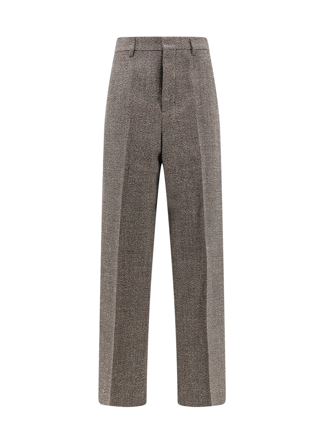 Virgin wool and cotton trouser