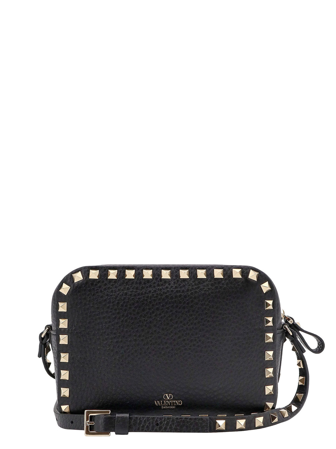 Cross-Body leather bag with iconic studs