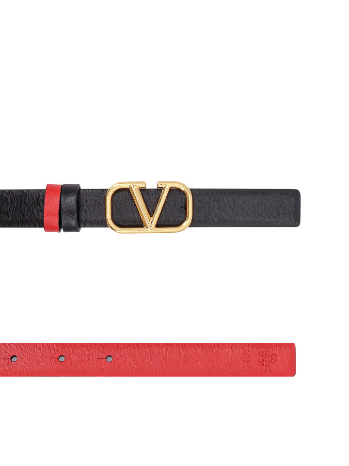 Reversible leather belt