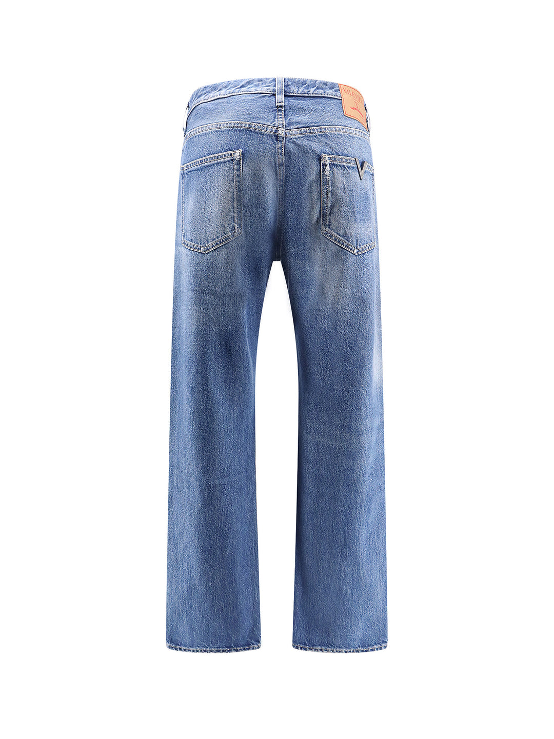 Cotton jeans with back V Detail