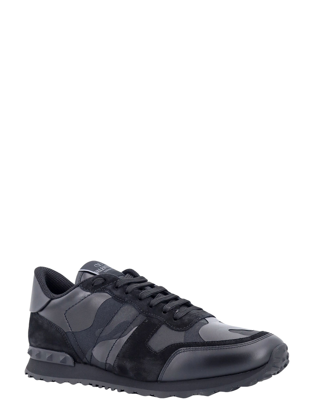 Valentino Garavani Rockrunner Camouflage Fabric and Leather sneakers