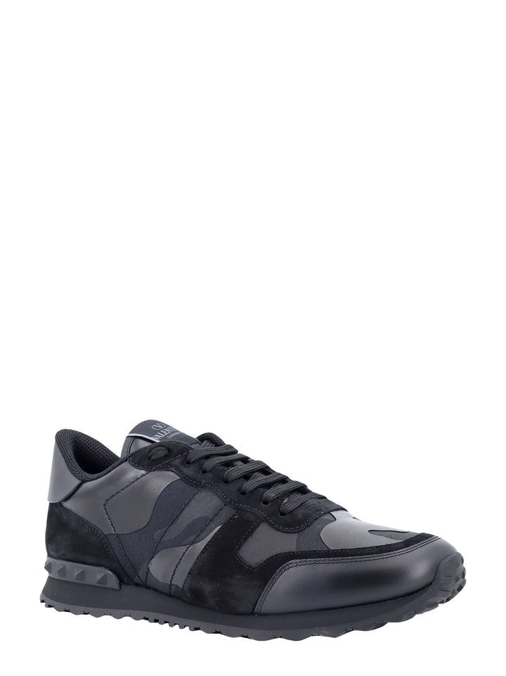 Valentino Garavani Rockrunner Camouflage Fabric and Leather sneakers