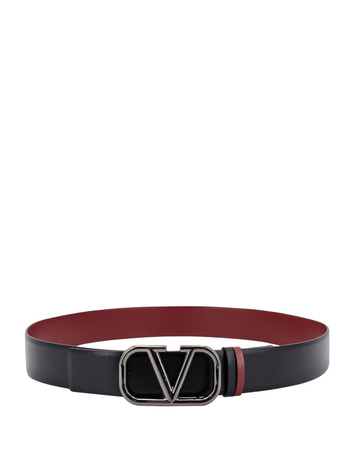 Reversible leather belt