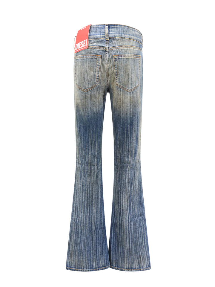 Cotton jeans with metal Oval-D logo