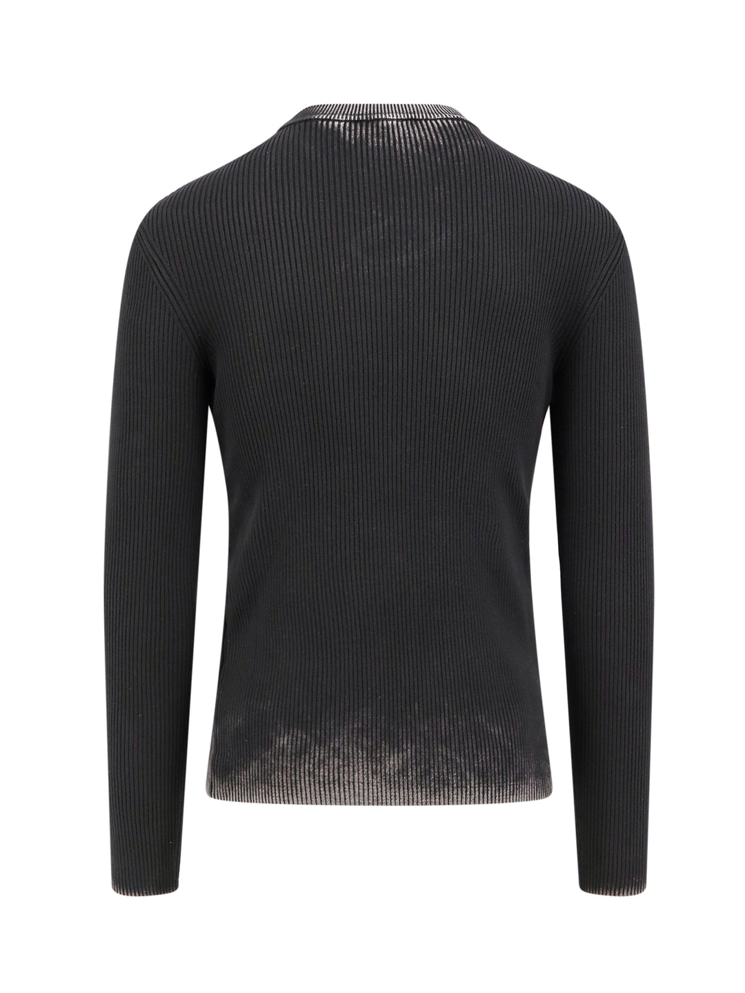 Biologic cotton sweater with degradé effect