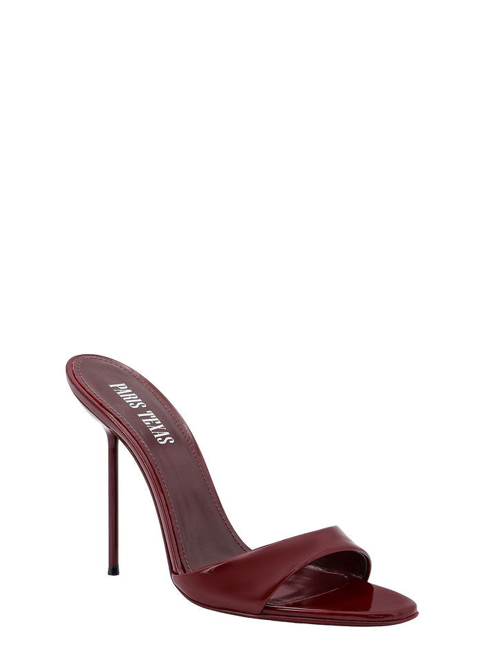 Patent leather sandals