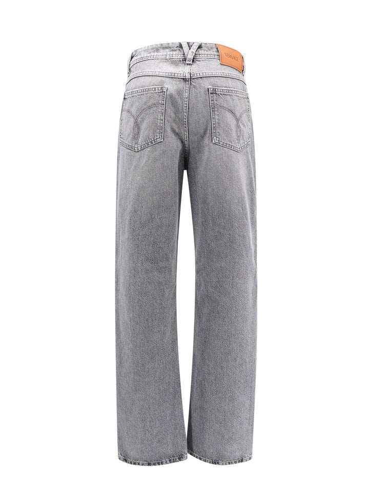 Cotton trouser with iconic metal Medusa