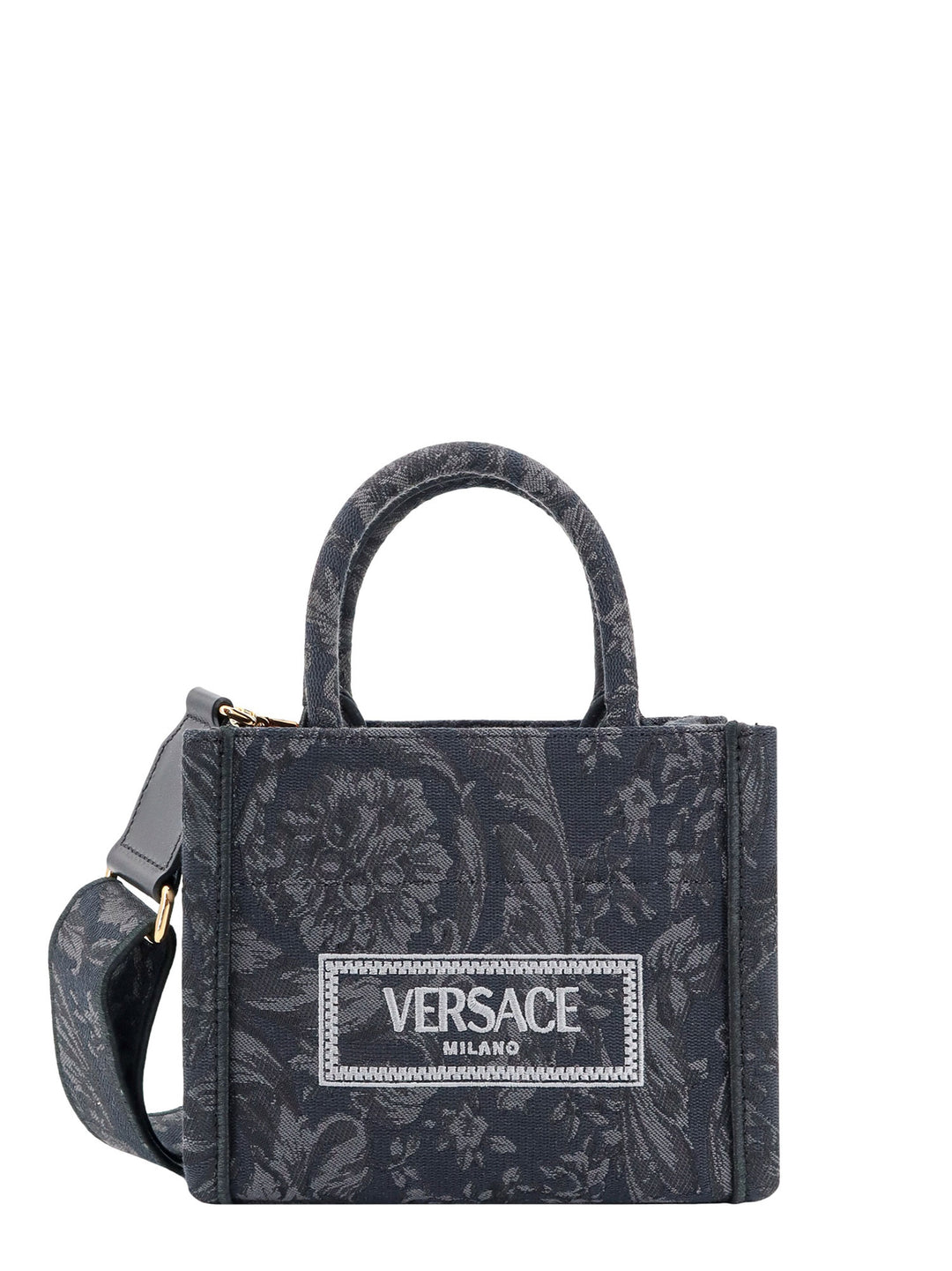 Jacquard Barocco fabric handbag